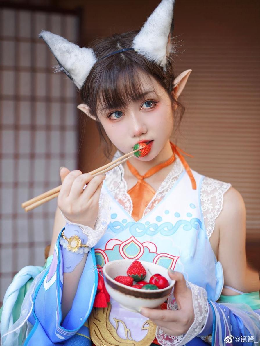 镜酱cos鬼刀风铃代表作品绝美新图包分享