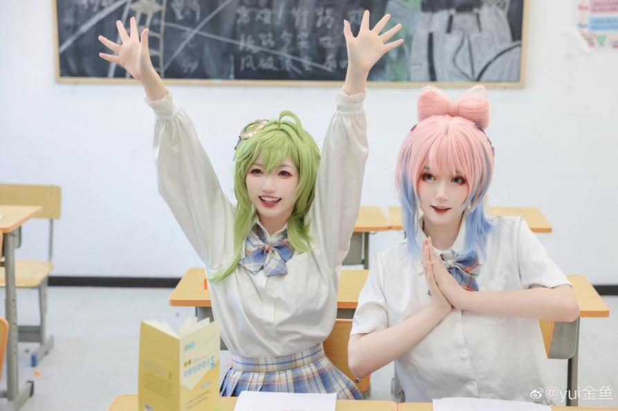 惊艳美图大放送！yui金鱼最新cosplay图包精选