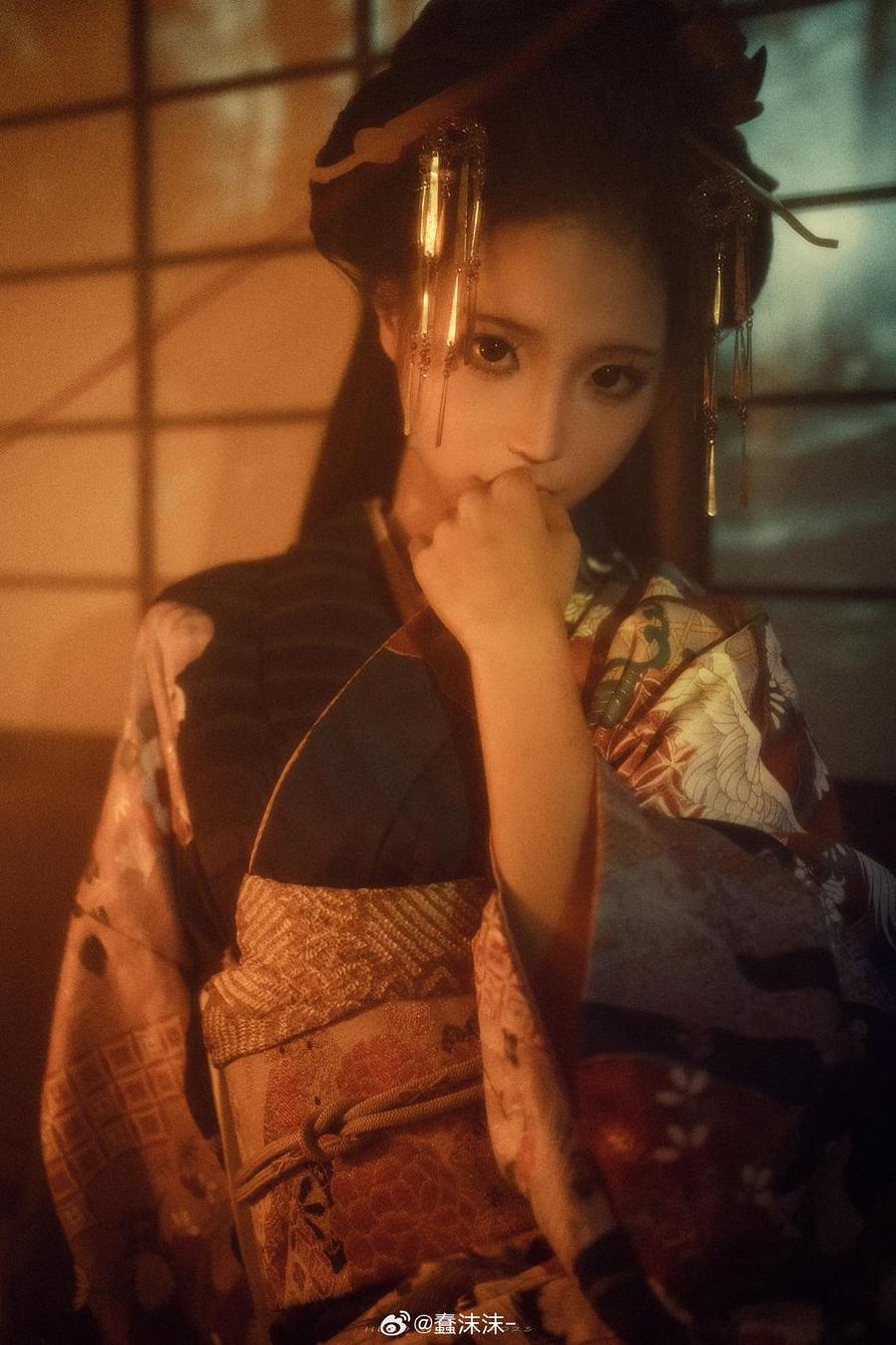 蠢沫沫小蓝鸟花絮：精选cos作品分享